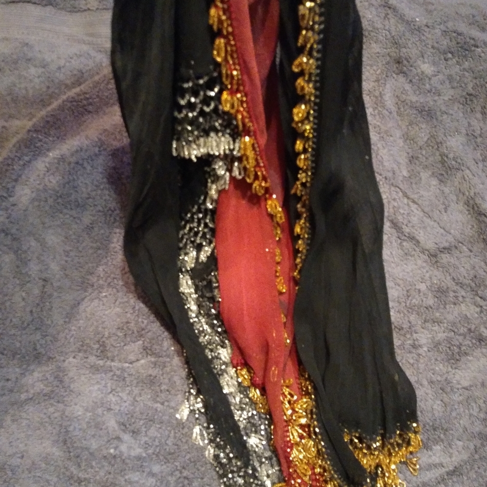 Scarves, wraps, shaws